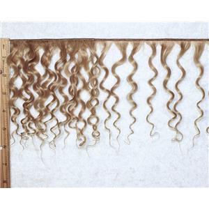 mohair weft coarse golden blonde 16 curly weft 7-9" x 50" 20-25 g 25590 QP