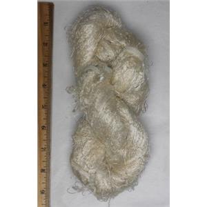 yellow silk fibers 64 g  2.29 oz not dyed   26862