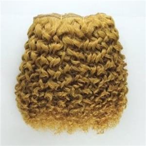 Ginger gold #17 bebe curl tight curl  mohair weft coarse 6- 8" x 50" 25833 QP