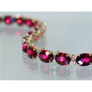 B002, Crimson Topaz Gold Bracelet
