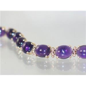 B003C, Amethyst Gold Bracelet