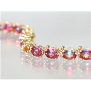 B001, Twilight Fire Topaz Gold Bracelet