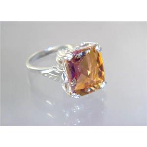 SR188, Twilight Fire Topaz, 925 Sterling Silver Ring