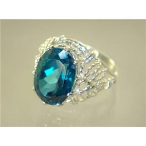 SR260, Paraiba Topaz, 925 Sterling Silver Ring
