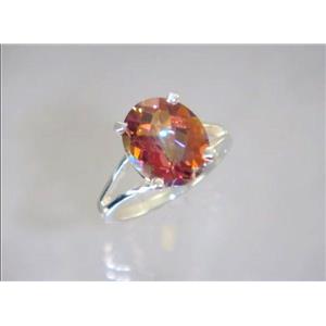 925 Sterling Silver Ladies Ring, Twilight Fire Topaz, SR132
