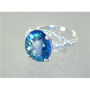 Neptune Garden Topaz, 925 Sterling Silver Ring, SR154