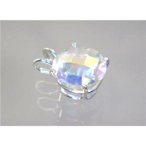 SP089, Mercury Mist Topaz 925 Sterling Silver Pendant