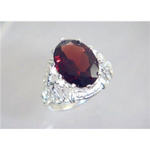 SR260, Mozambique Garnet, 925 Sterling Silver Ring
