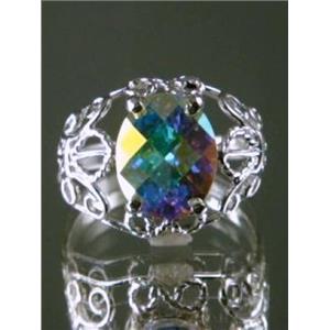 SR162, Mercury Mist Topaz, 925 Sterling Silver Ring