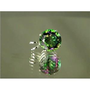 SP089, Mystic Fire Topaz 925 Sterling Silver Pendant