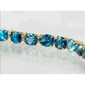 B002, London Blue Topaz Gold Bracelet