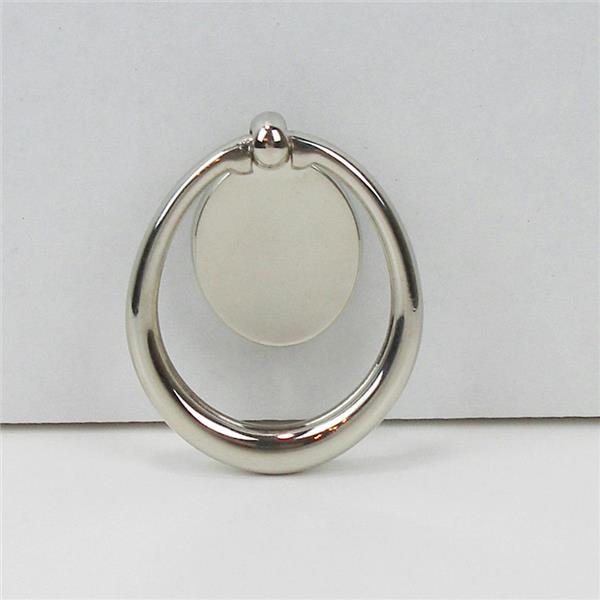 Oval Ring Pulls Polished Nickel Finish Cabinet Door Furniture