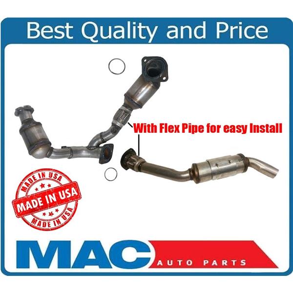 Front Y Pipe Rear Catalytic Converters 00 05 Sable Taurus 3 0l Ohv Vin U Or 2 Mac Auto Parts