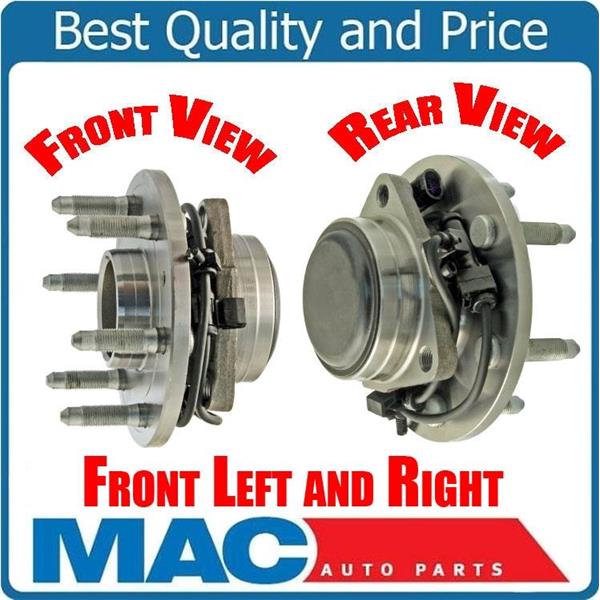 (2) Front Hub Wheel Bearing Assembly New 9906 Silverado 1500 Rear