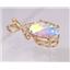 P043, Mercury Mist Topaz 14K Gold Pendant