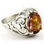 Sterling Silver Ladies Ring, Twilight Fire Topaz, SR004