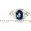 SR137, Neptune Garden Topaz, 925 Sterling Silver Ring