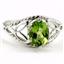 SR137, Peridot, 925 Sterling Silver Ring