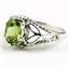 SR137, Peridot, 925 Sterling Silver Ring