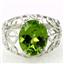 SR162, Peridot, 925 Sterling Silver Ring