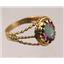 10K, 14K or 18K Gold Ladies Ring, Mystic Fire Topaz, R070