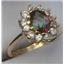 10K, 14K or 18K Gold Ladies Ring, Mystic Fire Topaz, R235