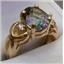 10K, 14K or 18K Gold Ladies Ring, Mystic Fire Topaz, R243