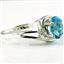 SR176, Swiss Blue Topaz, 925 Sterling Silver Ring