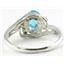 SR176, Swiss Blue Topaz, 925 Sterling Silver Ring