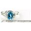 SR176, Swiss Blue Topaz, 925 Sterling Silver Ring