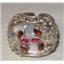 Sajen Mother of Pearl Multi Gem Silver Ring