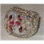Sajen Mother of Pearl Multi Gem Silver Ring