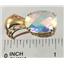 P050, Mercury Mist Topaz 14K Gold Pendant