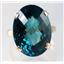 10K, 14K or 18K Gold Ladies Ring, London Blue Topaz, R217