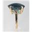 10K, 14K or 18K Gold Ladies Ring, London Blue Topaz, R217