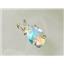925 Sterling Silver Pendant, Mercury Mist Topaz, SP019