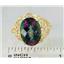 10K, 14K or 18K Gold Ladies Ring, Mystic Fire Topaz, R260