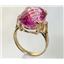 10K, 14K or 18K Gold Ladies Ring, Pure Pink Topaz, R269