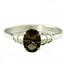 SR300, Smoky Quartz, 925 Sterling Silver Ring