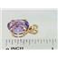 P040, Amethyst 14K Gold Pendant