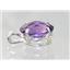 925 Sterling Silver Pendant, Amethyst, SP040