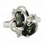 Sterling Silver Ladies Ring, Mystic Fire Topaz, SR016