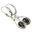 925 Sterling Silver Leverback Earrings, Mystic Fire Topaz, SE008