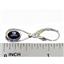 925 Sterling Silver Leverback Earrings, Mystic Fire Topaz, SE008