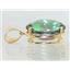 P082, Mystic Fire Topaz 14K Gold Pendant
