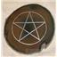 6 " Quartz Silver Pentagram Wicca Altar Table Accent