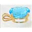 P080, Swiss Blue Topaz 14K Gold Pendant