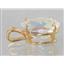 P080, Mercury Mist Topaz 14K Gold Pendant