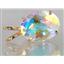 P080, Mercury Mist Topaz 14K Gold Pendant