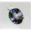 925 Sterling Silver Pendant, Mystic Fire Topaz, SP040
